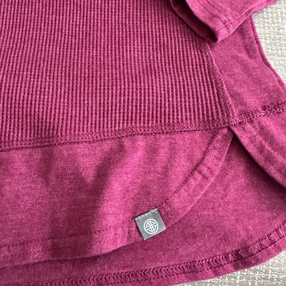 44° North Women’s Waffle Knit Henley Long Sleeve Top Size L Purple NWT - Picture 7 of 13